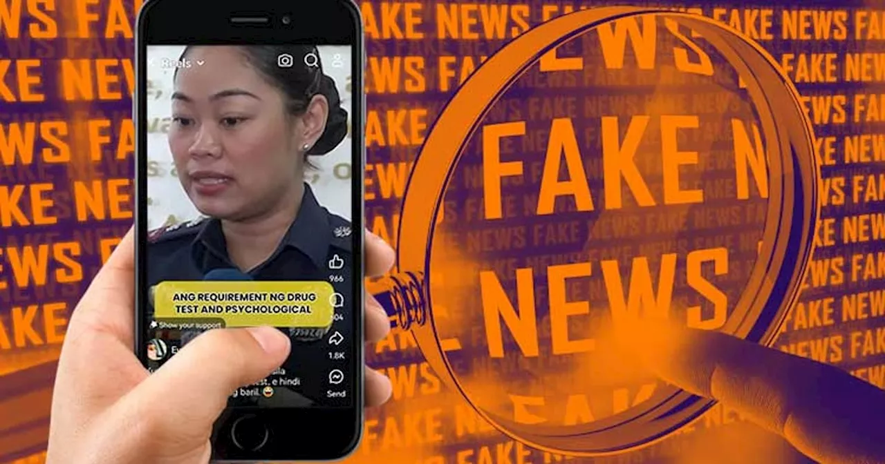 PNP debunks ‘recycled statement’ on drug test