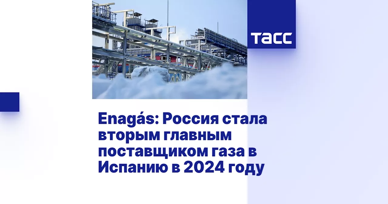 Enagás: Россия стала вторым главным поставщиком газа в Испанию в 2024 году