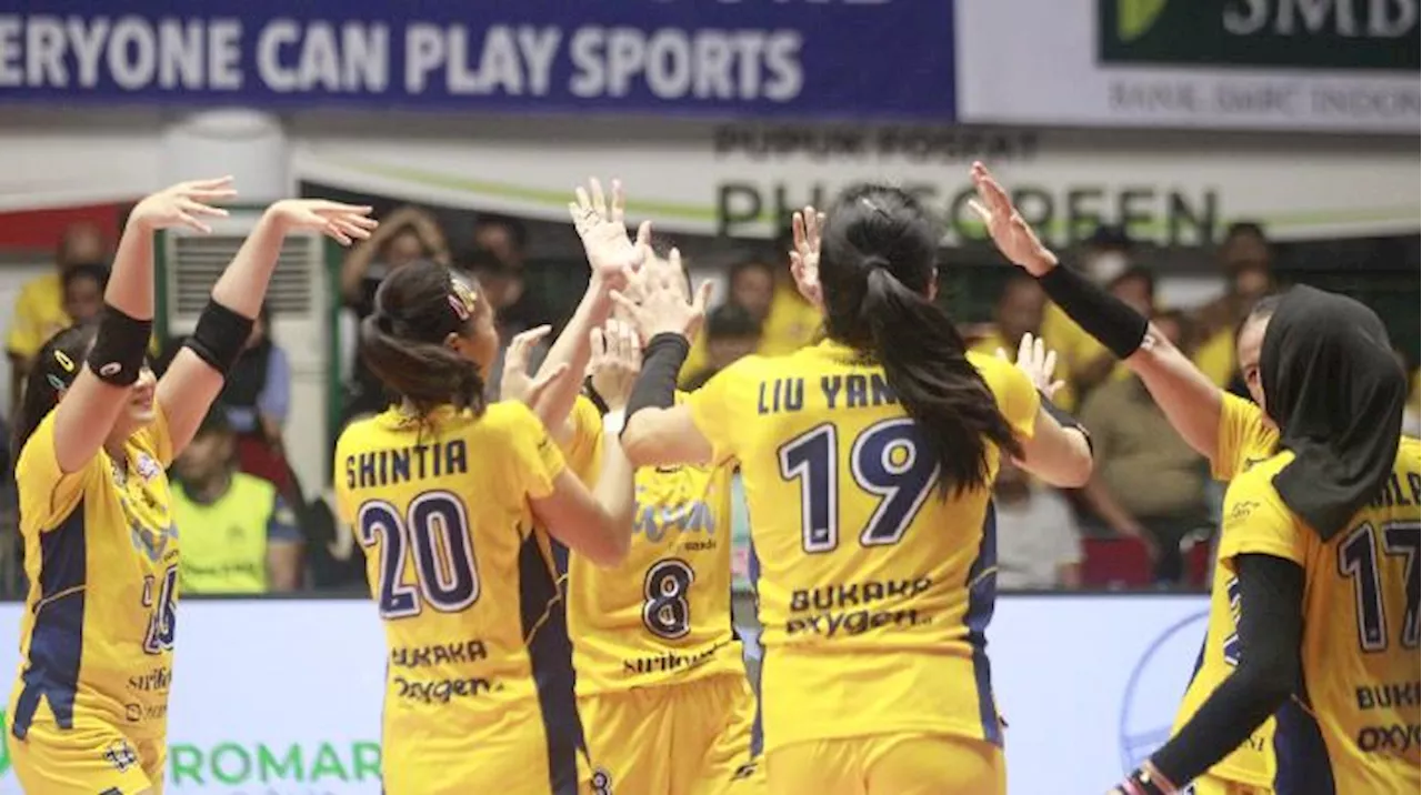 Hasil Proliga 2025: Putri Jakarta Livin Mandiri Kalahkan Tuan Rumah Gresik Petrokimia 3-2