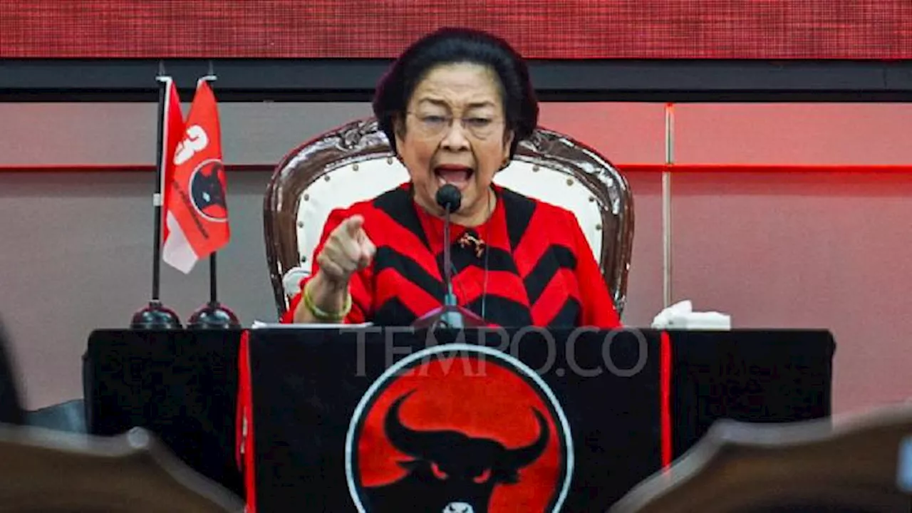 Megawati Soekarnoputri Pimpin Acara HUT ke-52 PDIP di Lenteng Agung