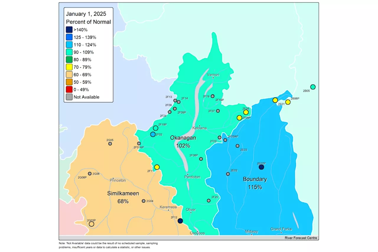 British Columbia Snowpack Higher Than Last Year, But Still Below Average