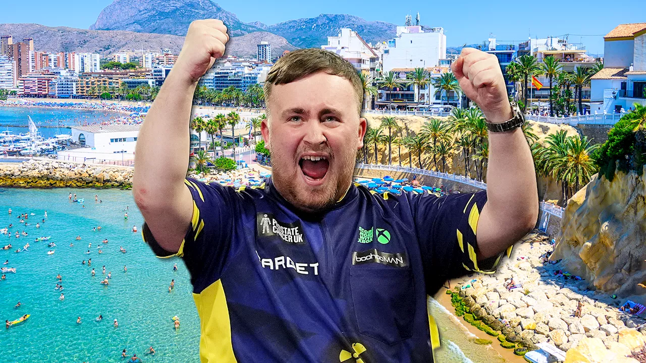 Darts Champ Luke Littler Celebrates Historic Win with Benidorm Holiday