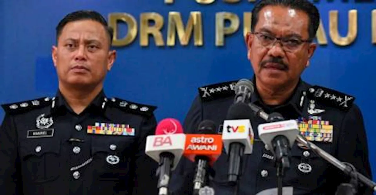 Penang cops nab 5 men, seize 12kg of heroin worth over RM120,000