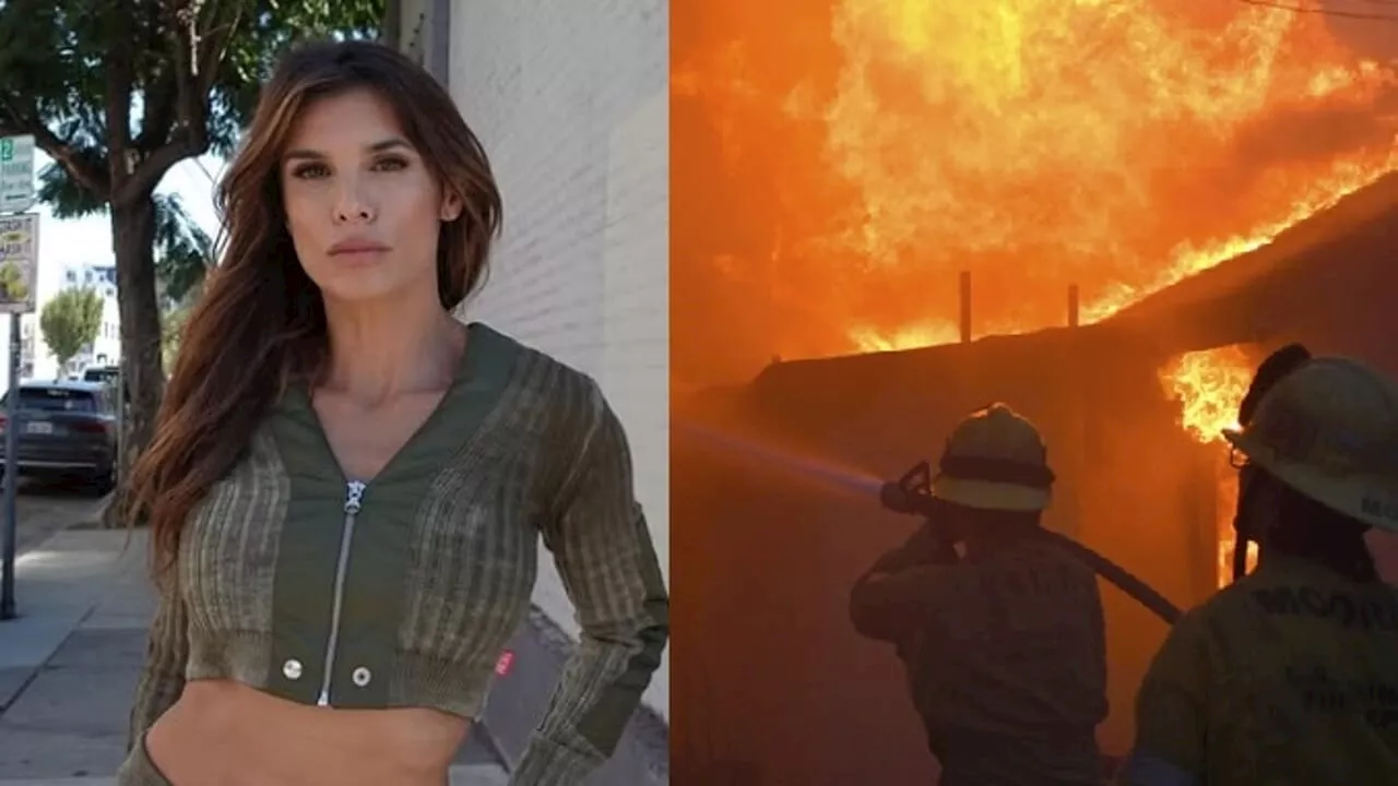 Incendio Los Angeles, Elisabetta Canalis in Italia: 'Mia figlia è lì, ho il cuore pesante'