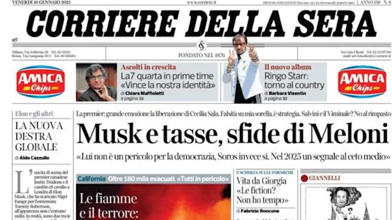 Corriere della Sera: 'Milan e Juve, diverse e uguali: chi sbaglia adesso è perduto'