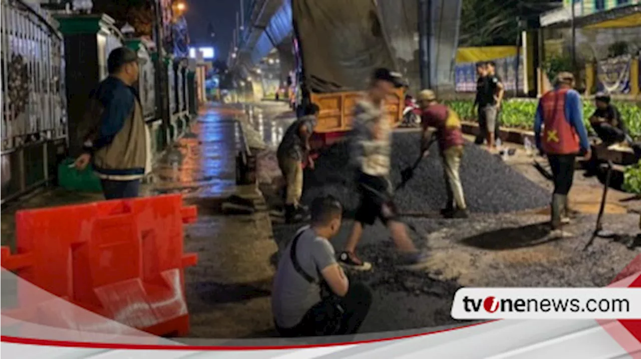 Dinas SDA Jakarta Ungkap Penyebab Jalan Ciledug Raya Amblas