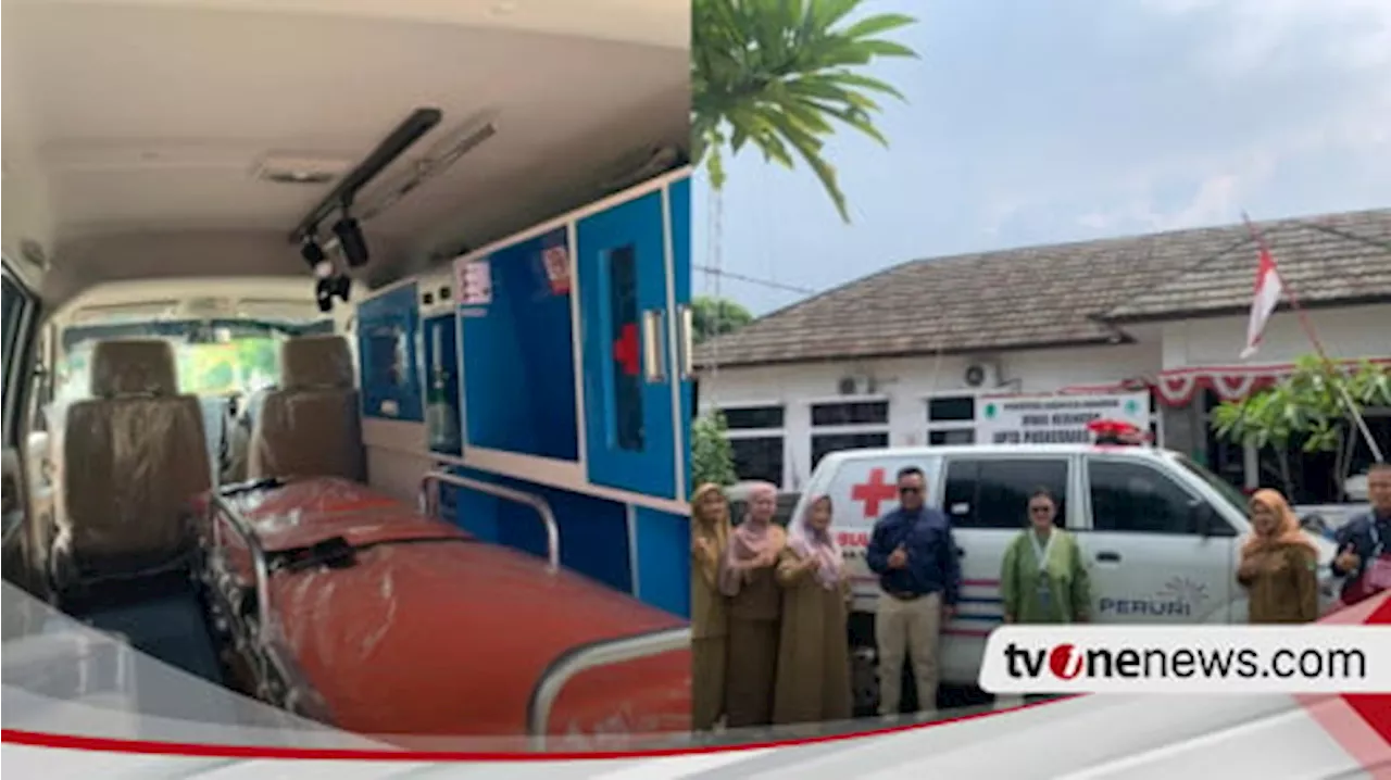 Tingkatkan Pelayanan Kesehatan dan Kualitas Hidup Masyarakat, Peruri Serahkan Satu Unit Ambulans