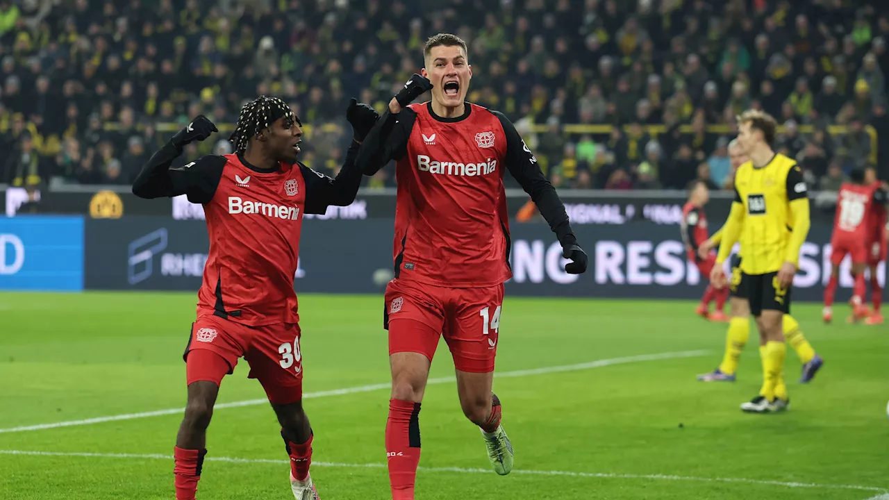 Bayer Leverkusen wint overtuigend bij Dortmund