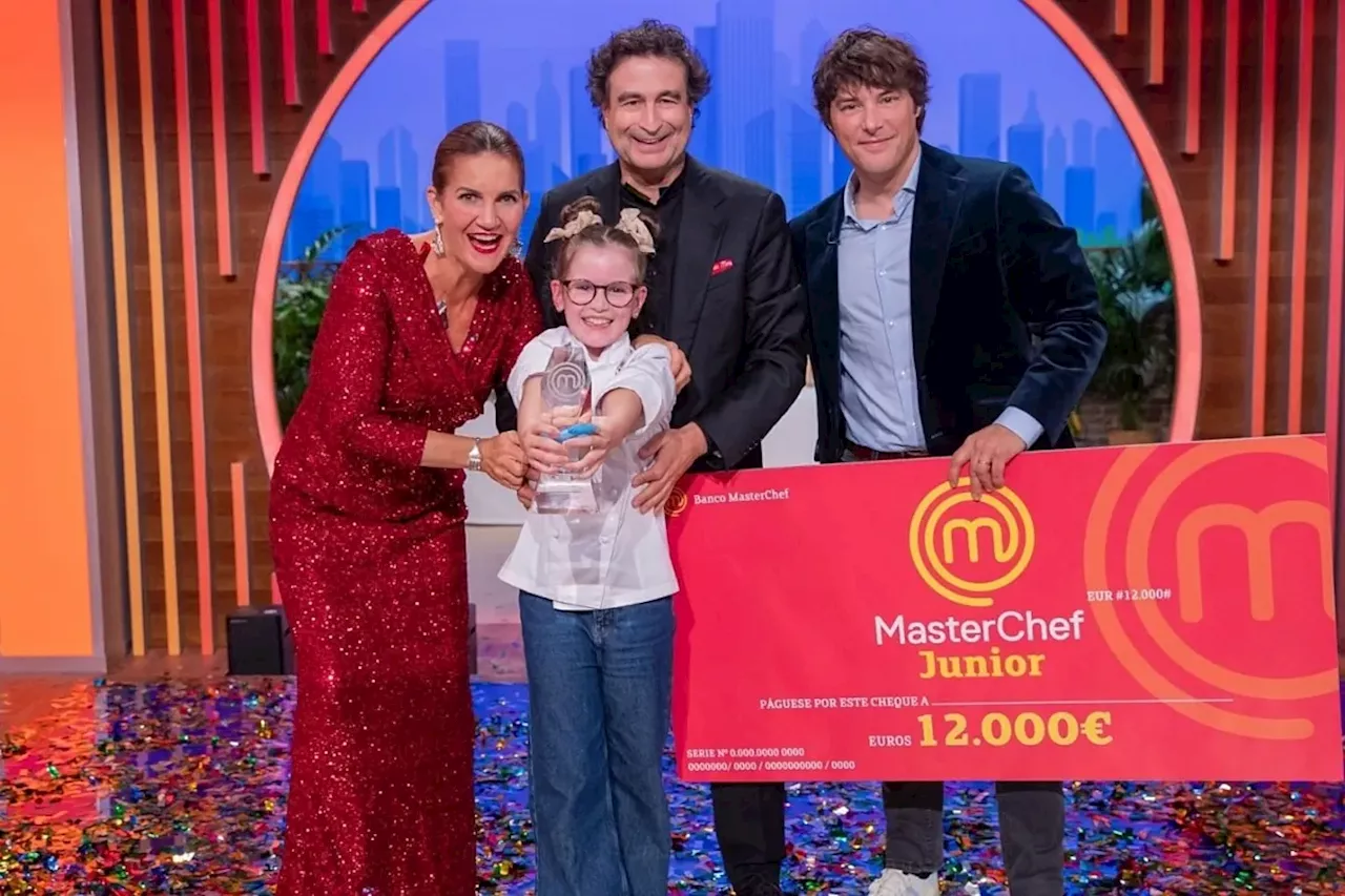 Valentina gana MasterChef Junior 11 y deja alucinado a Dabiz Muñoz: 'Nunca diría que esto lo ha cocinado una niña de 9 años'