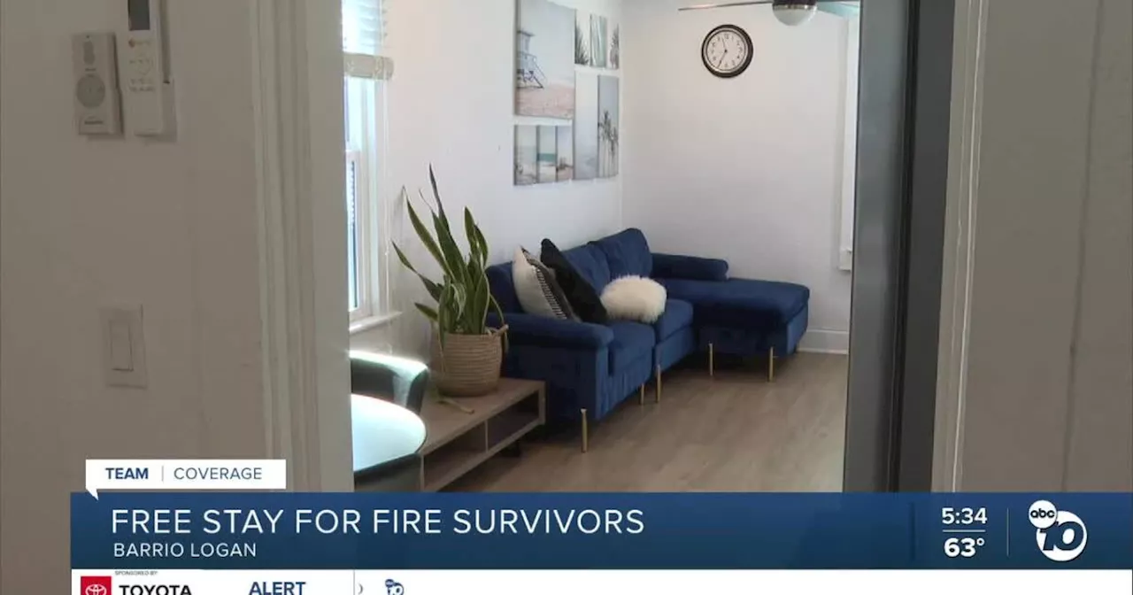 Local Airbnb host offers a free stay in San Diego for several fire survivors