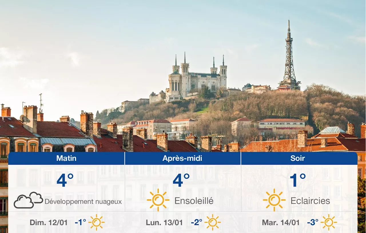 Météo Lyon: prévisions du samedi 11 janvier 2025