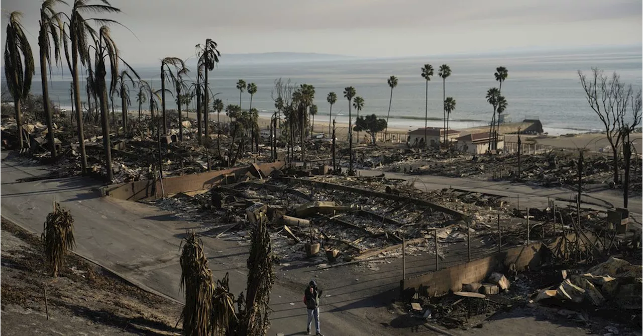 Families in shock begin to visit their charred homes in the Los Angeles area