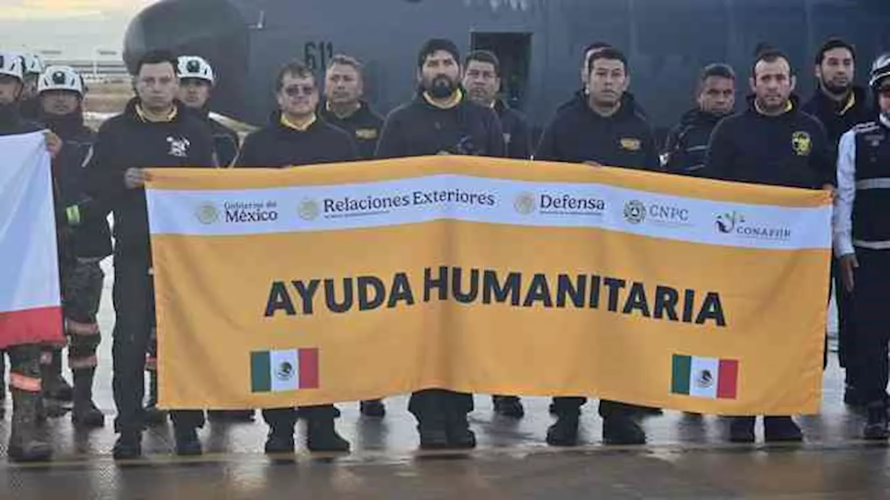 Equipo mexicano viaja a California para combatir incendios; lleva ayuda humanitaria