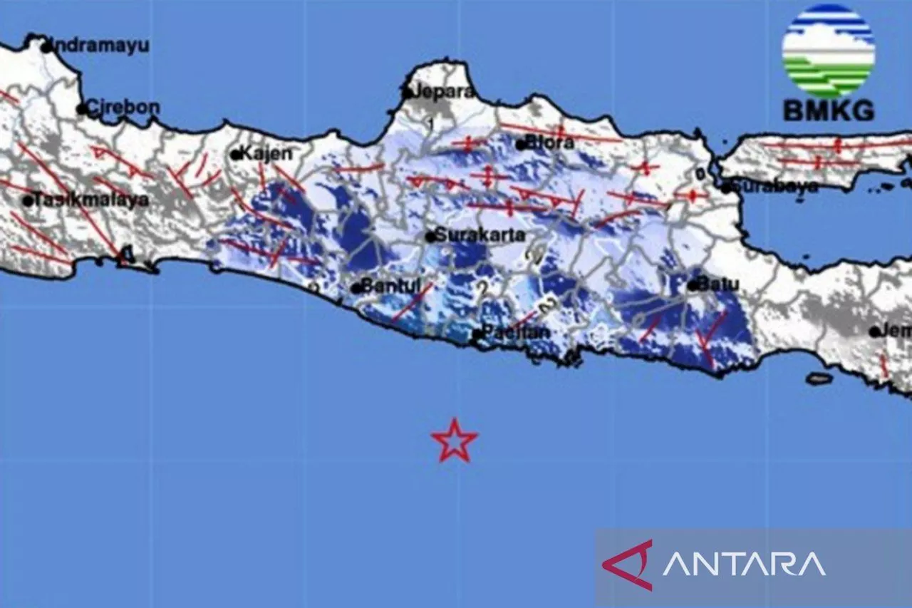 Gempa Tektonik di Pacitan Jawa Timur