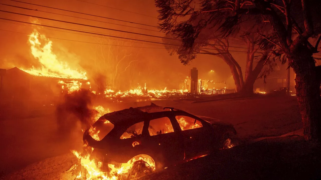 California Wildfires Rage Amidst Record-Breaking Heat, Stormy Weather