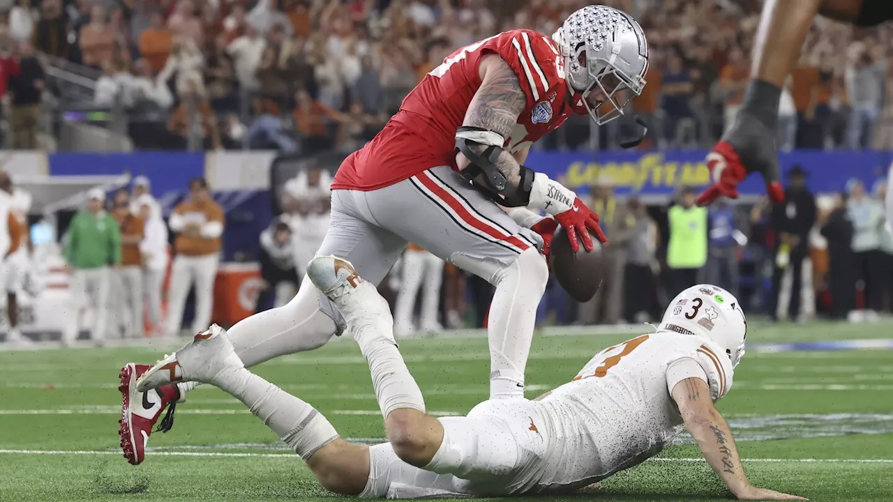 Ohio State getting shot at 6th national title after 28-14 win over Texas in CFP semi Cotton Bowl