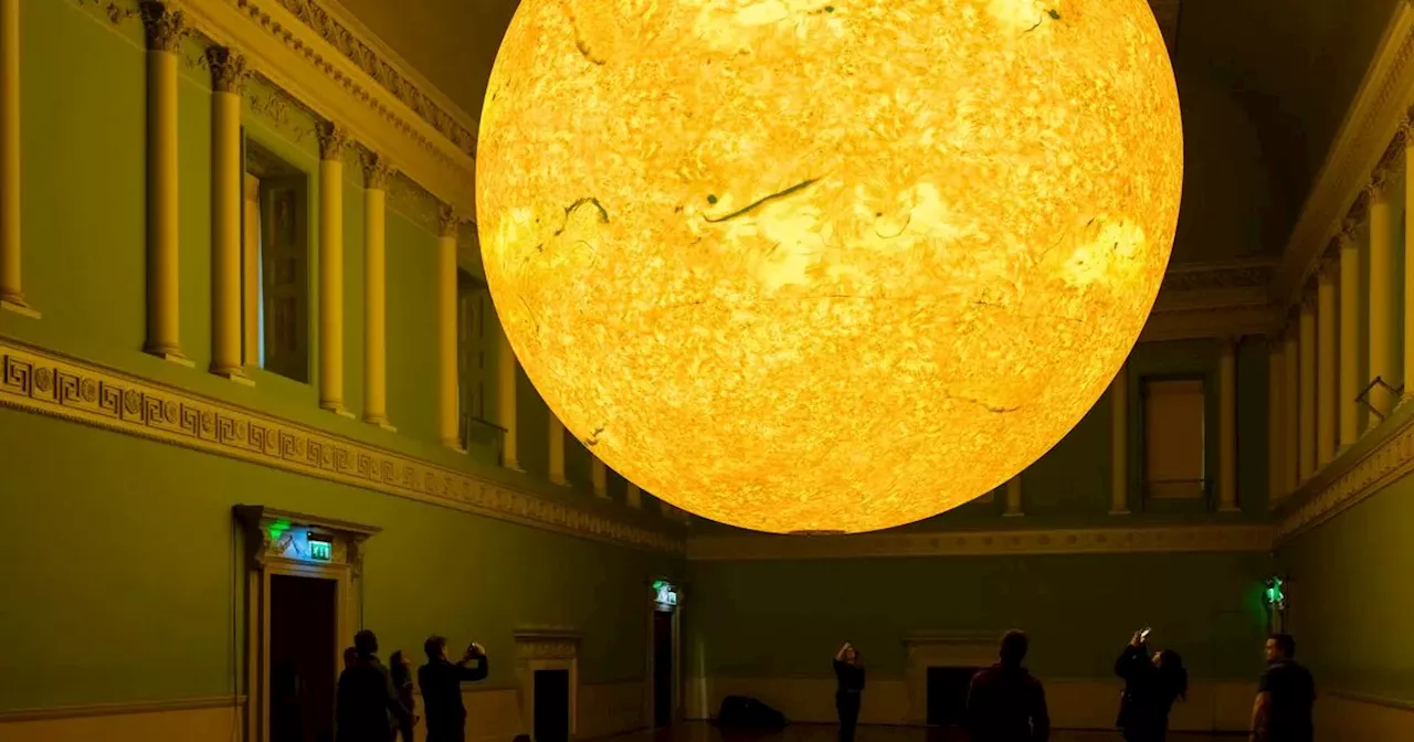 7m sculpture of sun inspired by Greek God set to tour UK