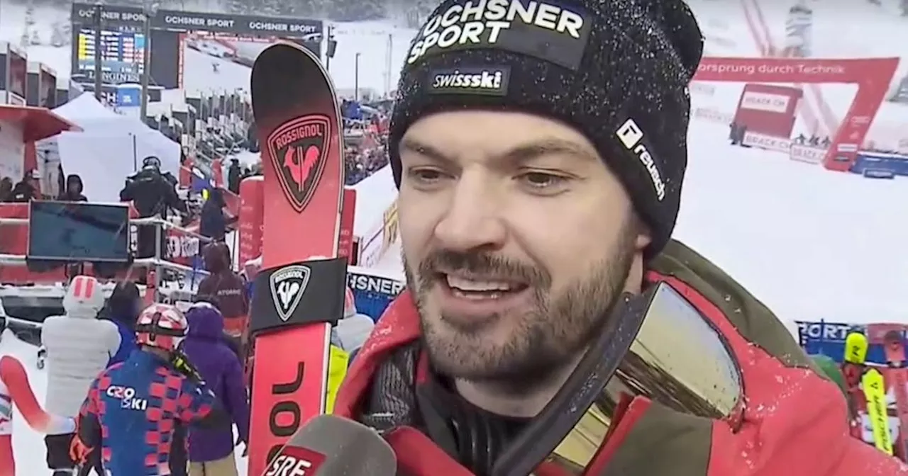 Loïc Meillard Scheidet beim Heimrennen in Adelboden Aus