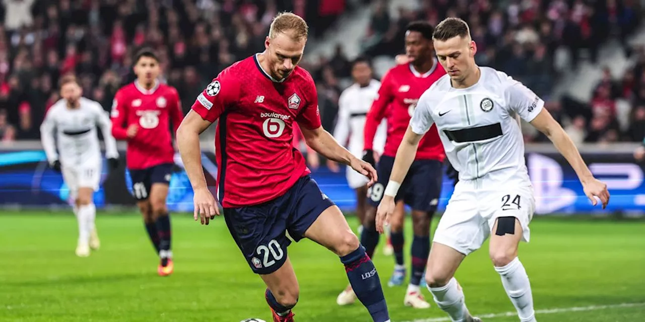 Mitchel Bakker Hanya di Bangku Cadangan Saat Lille Imbang 0-0 dengan Auxerre