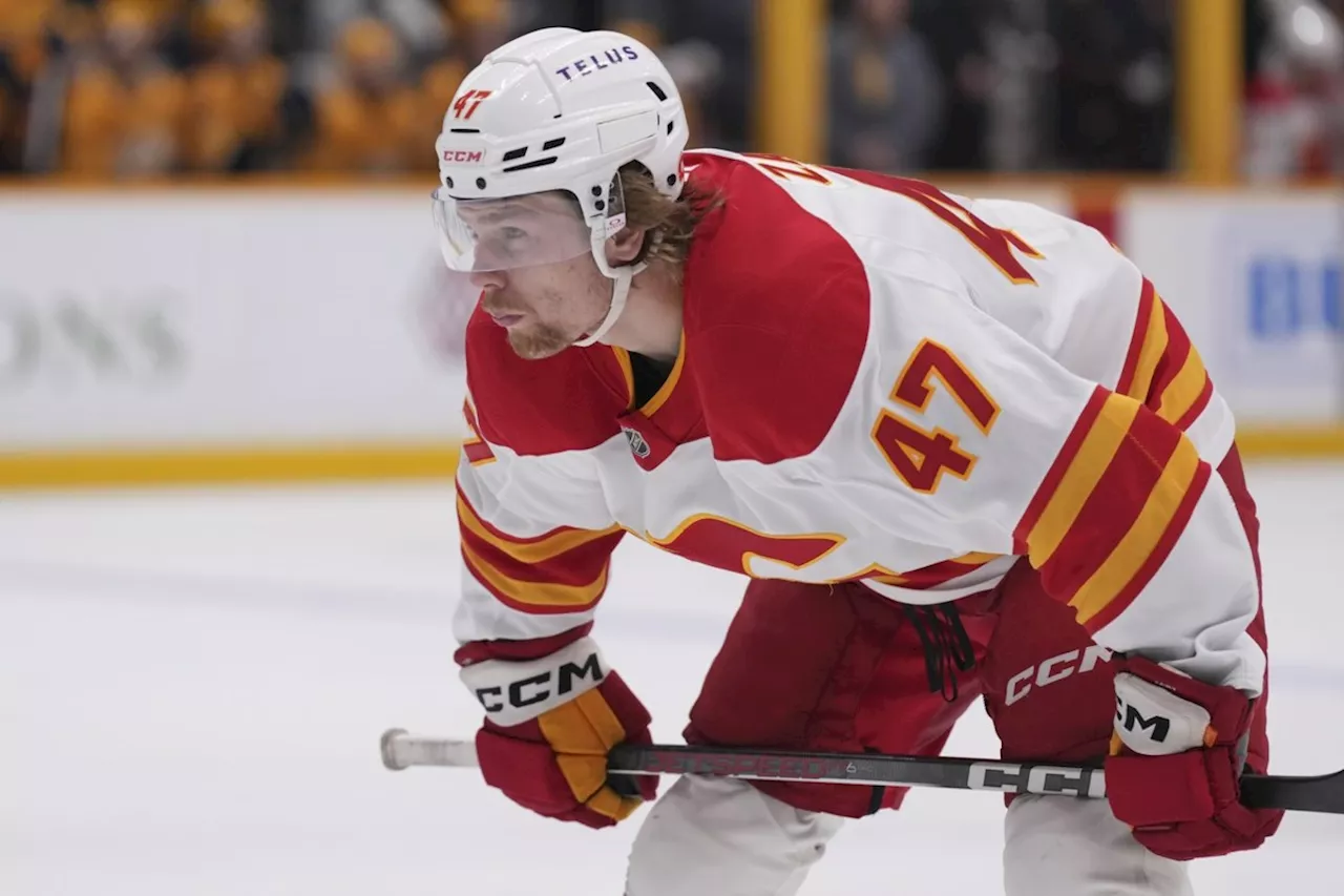 No surgery, but rehab for Calgary Flames forward Connor Zary