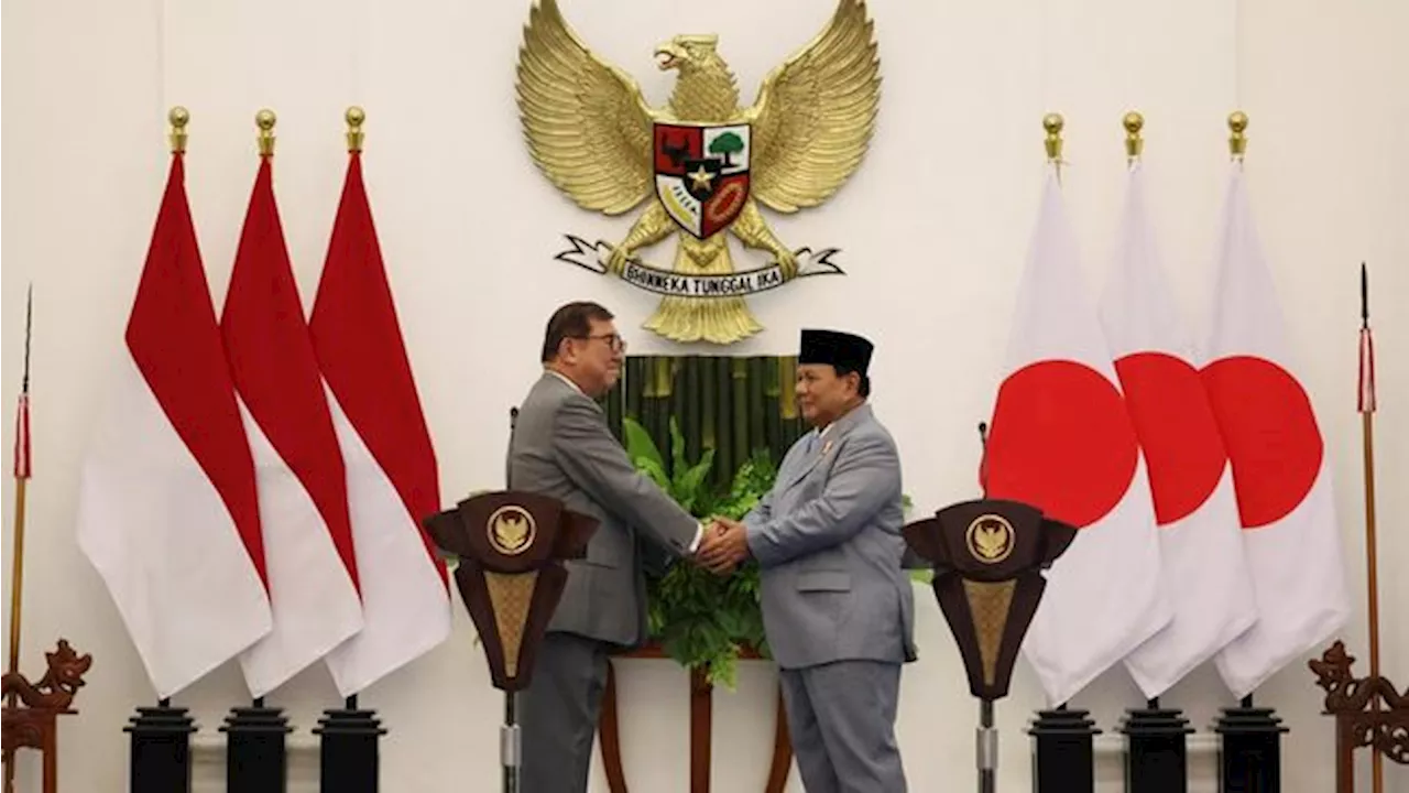 Momen Hangat Prabowo Terima Kunjungan PM Jepang Ishiba di Istana Bogor