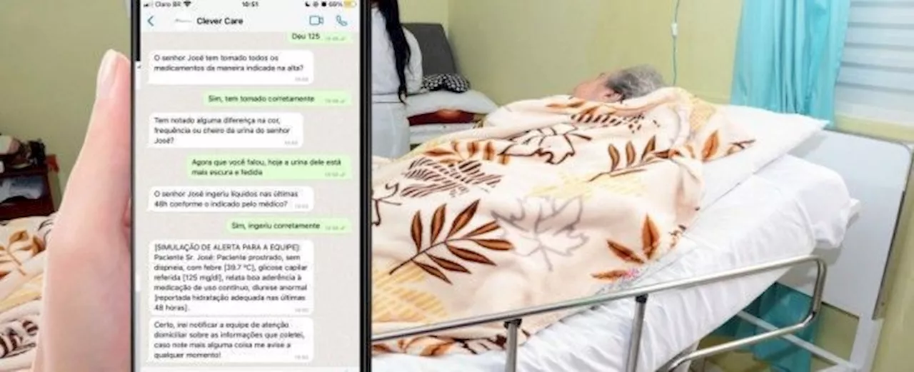 Acompanhante Digital pelo WhatsApp auxilia na recuperação de pacientes