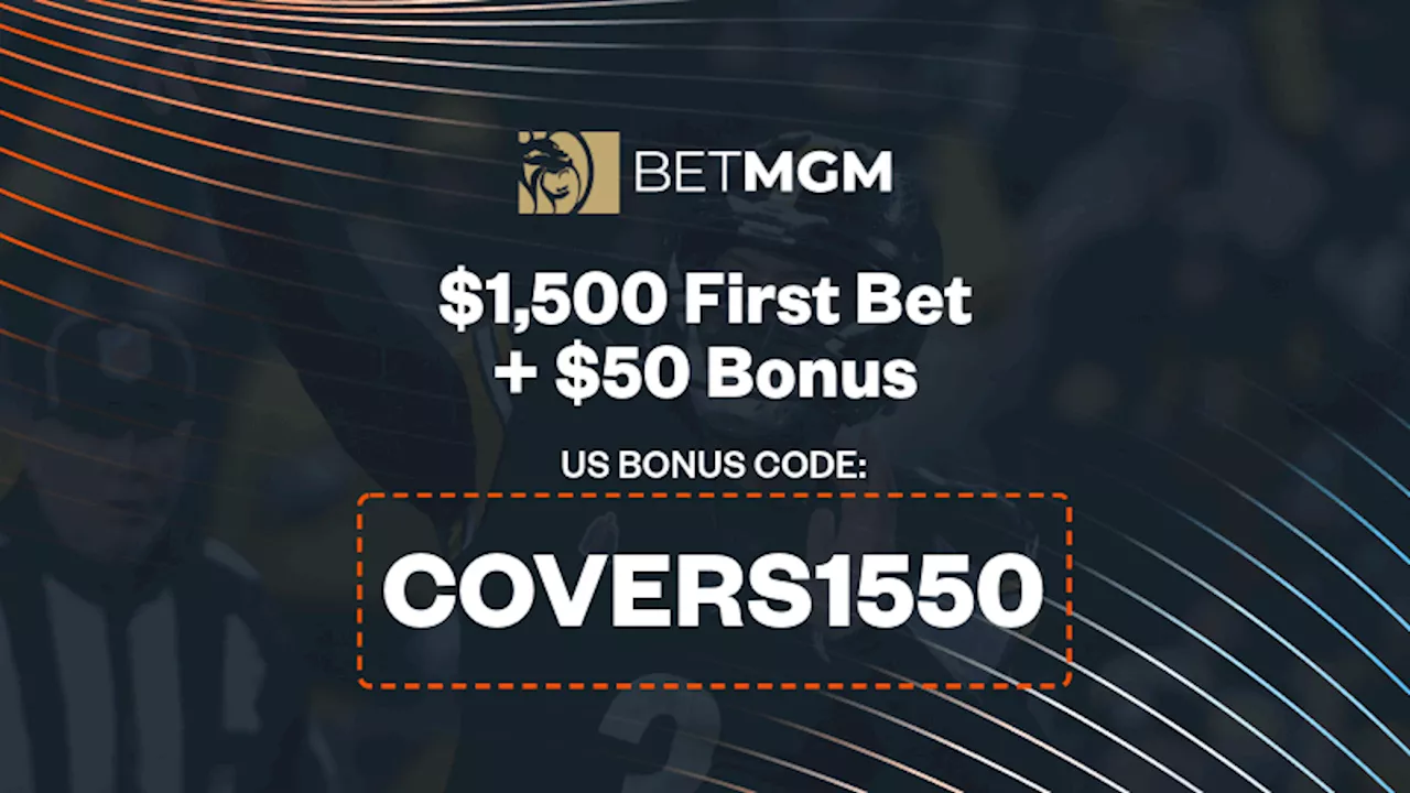 Use BetMGM Bonus Code 'COVERS1550' for Exlcusive $50 Bonus + $1.5K First Bet for Steelers vs Ravens