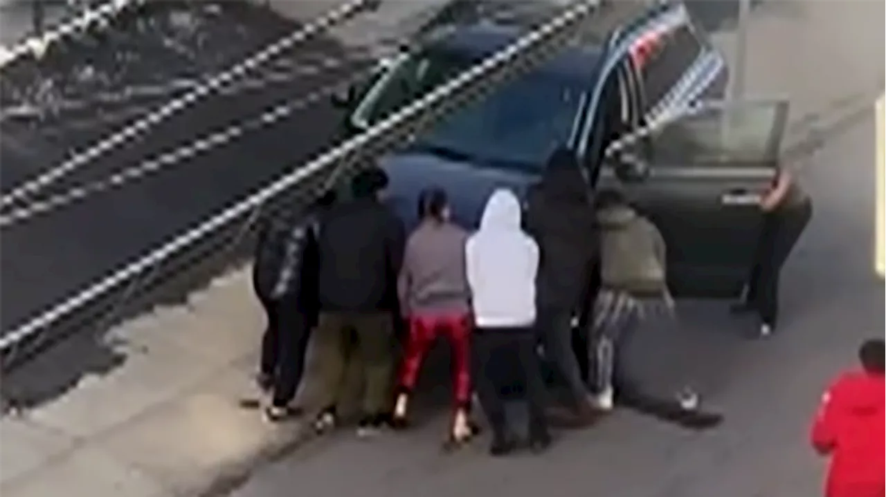 Good Samaritans Rescue Elderly Woman Trapped Under Car