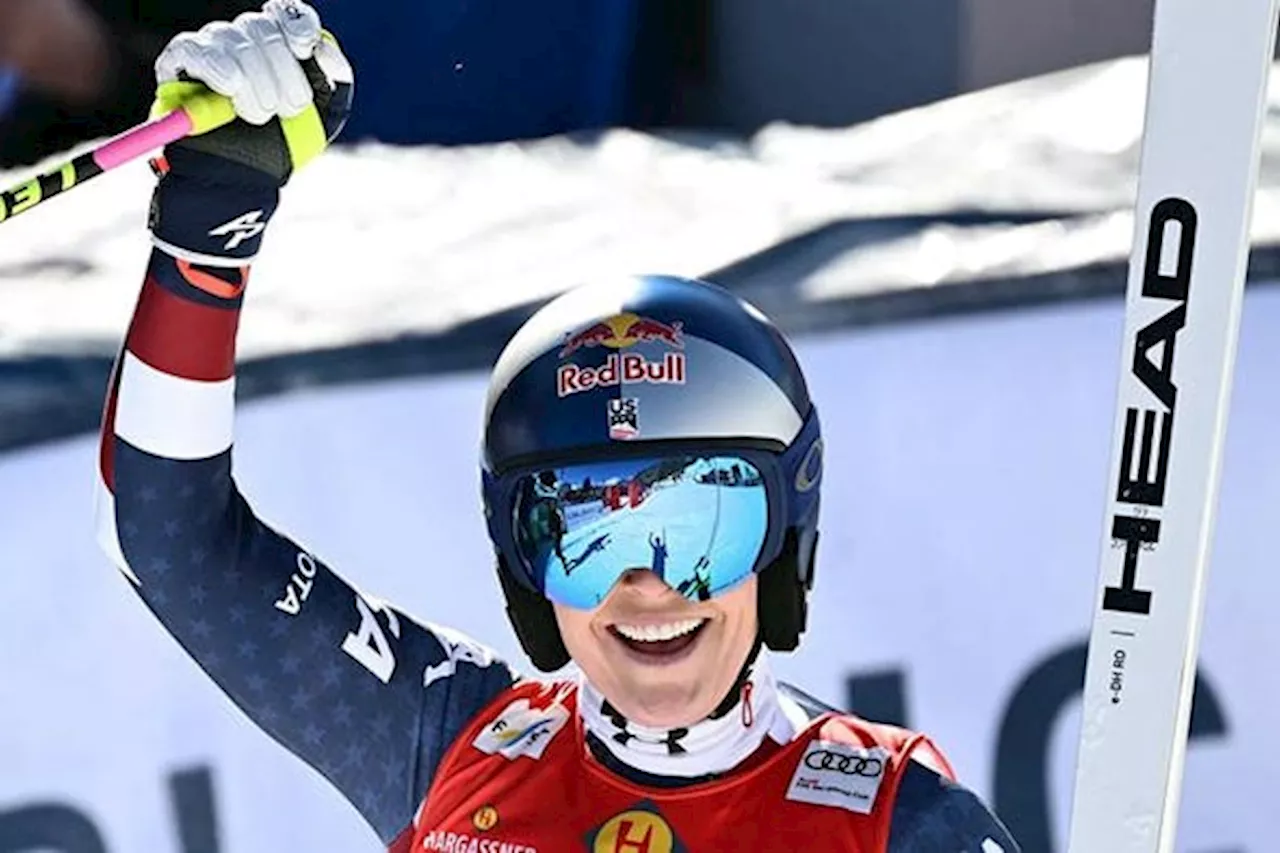 Lindsey Vonn återvänder till störtlopp med femte plats