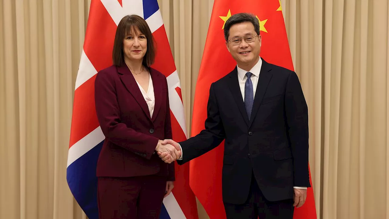 Rachel Reeves presses the flesh with China's communist leaders while Britain's economy 'faces...