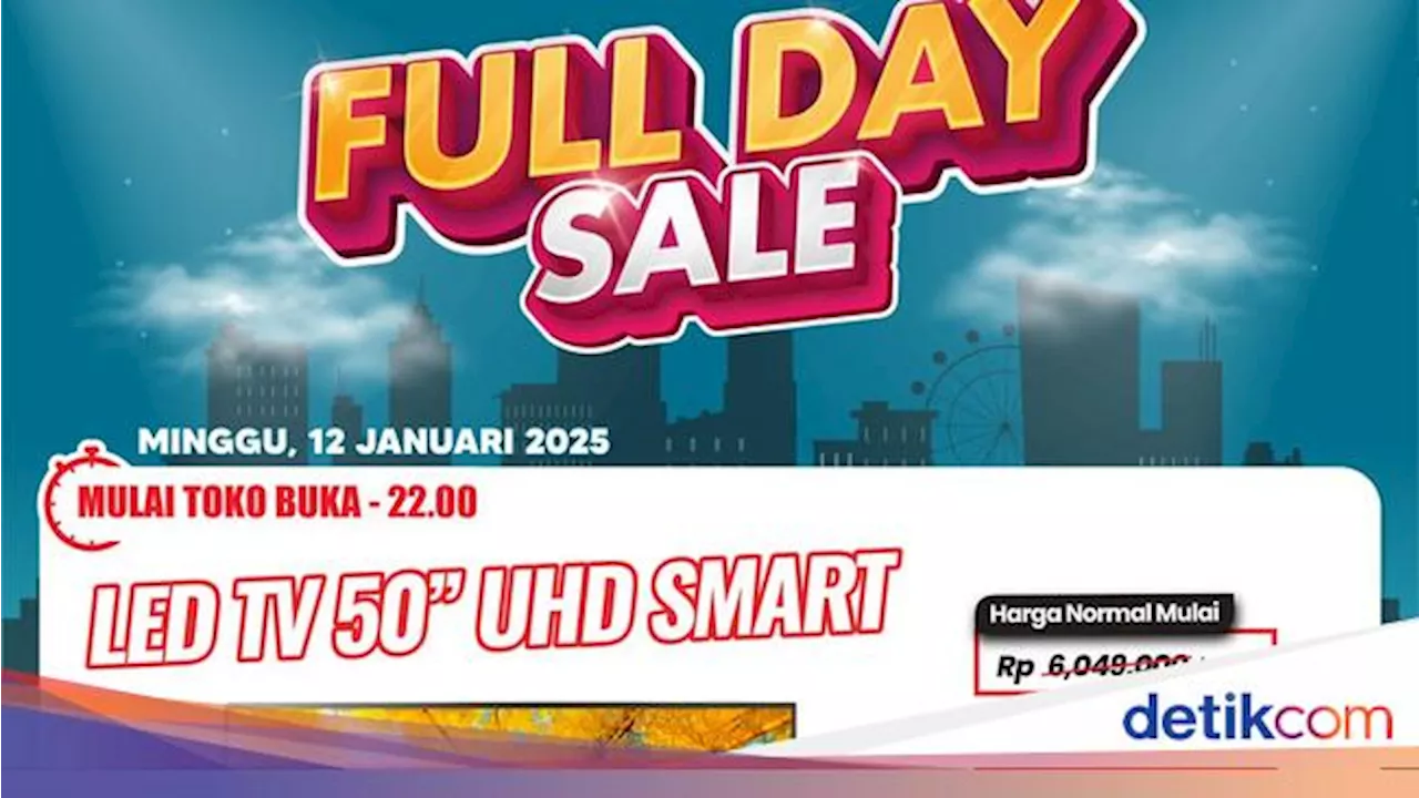 Transmart Full Day Sale: Diskon Double 50%+20% dan Promo Hemat