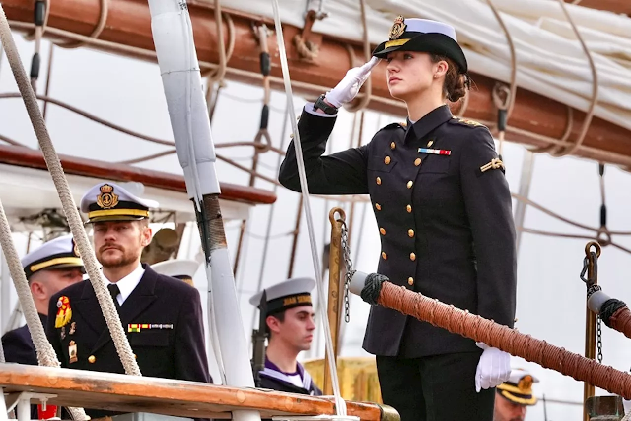 Los reyes despiden este sábado a la princesa Leonor, que zarpa en el Juan Sebastián Elcano