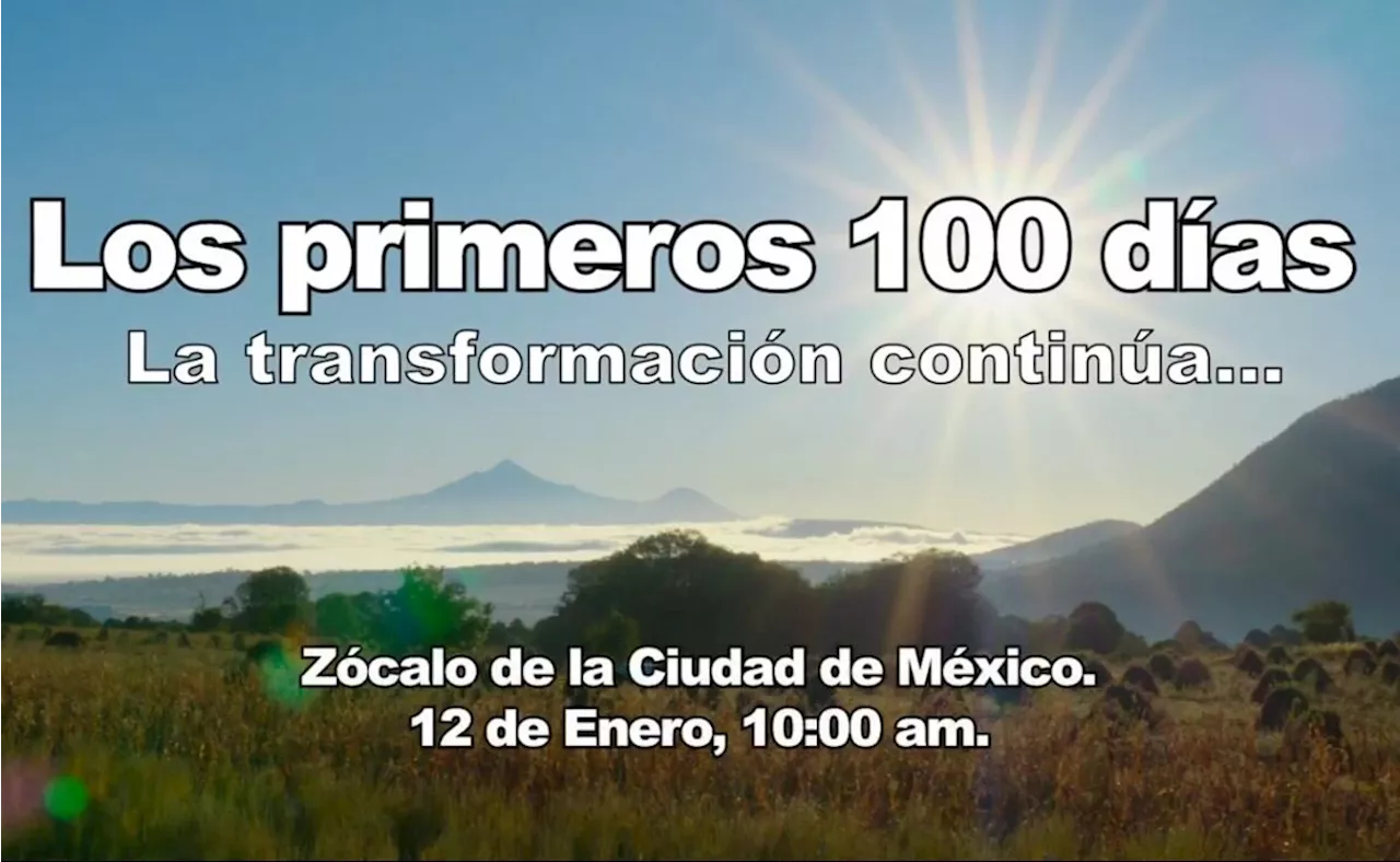 “Hoy estamos más movilizadas que nunca”, dice Sheinbaum; con video, invita a su informe por 100 días de gobierno