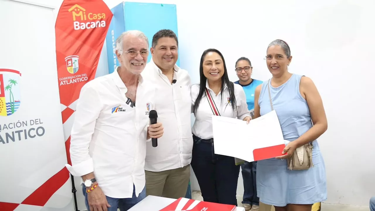 En Baranoa, se entregaron 200 títulos de vivienda del programa ‘Mi Casa Bacana’