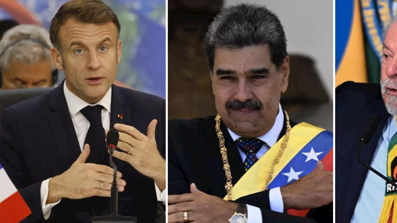 Macron y Lula piden a Maduro reanudar el diálogo con la oposición