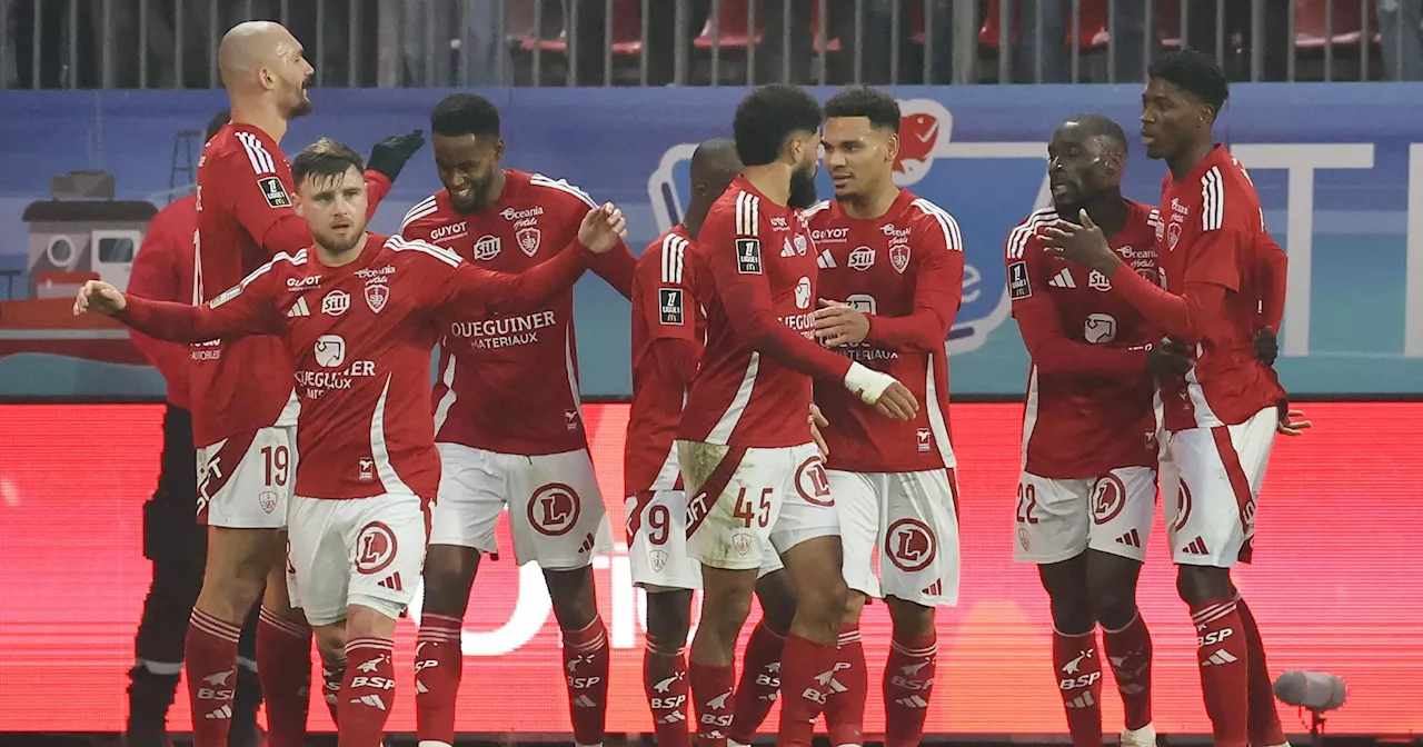 Stade Brestois surprend l'Olympique Lyonnais