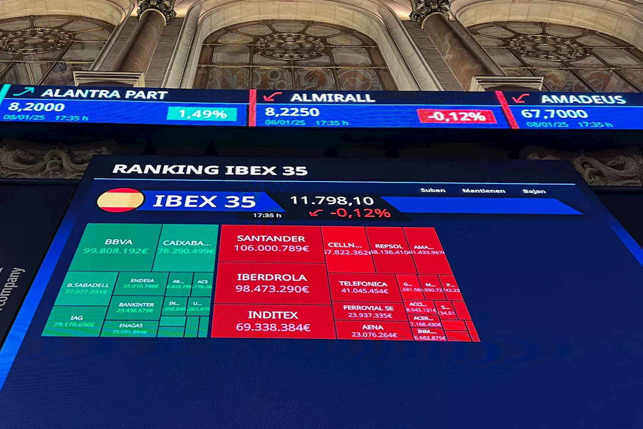 Ibex 35 hoy, La Bolsa en Directo | El Ibex 35 cierra con un recorte del 1,50%, en 11.720,90 puntos