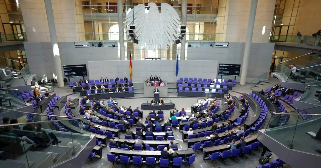 Tedesco Bundestag valuta il bando dell'AfD