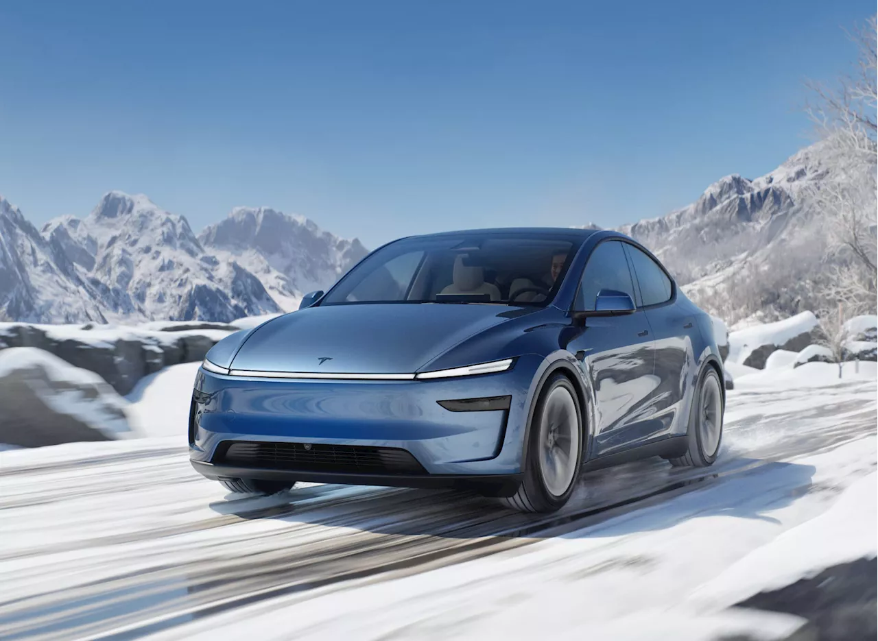 Det här är nya Tesla Model Y! Börjar säljas i Asien.