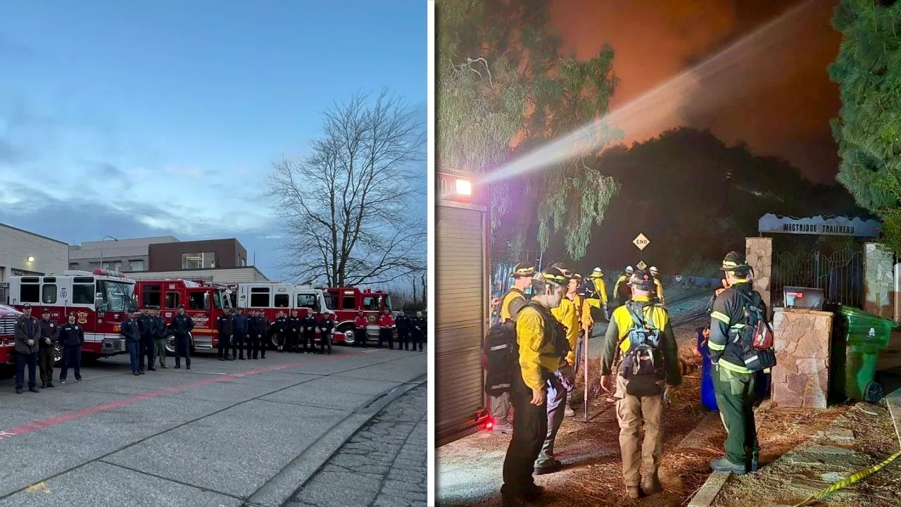 Washington firefighters arriving in Los Angeles County to help fight fires