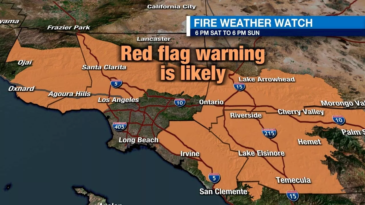 Another Round of Damaging Winds Expected in Southern California, Raising Fire Risk