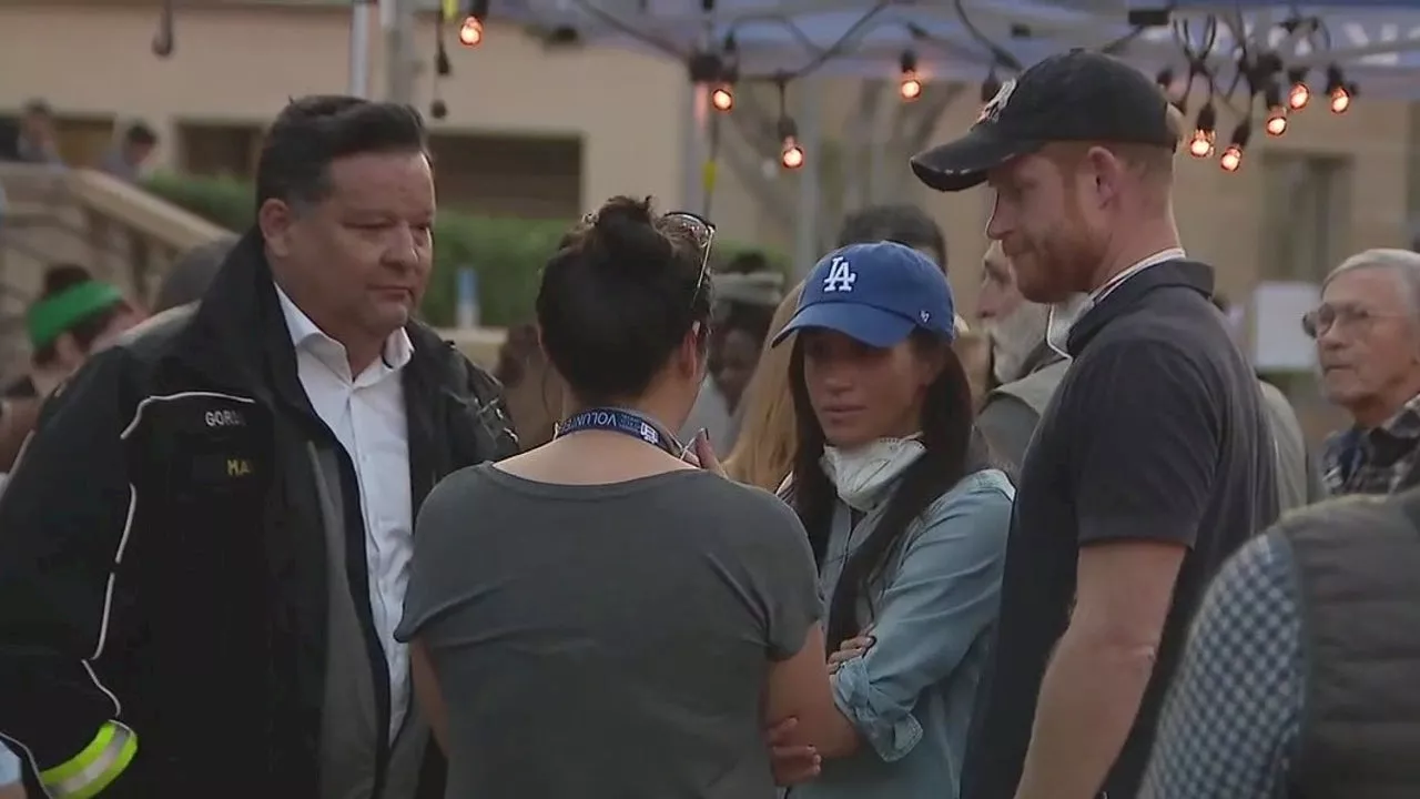 Prince Harry and Meghan Markle Support Southern California Wildfire Victims