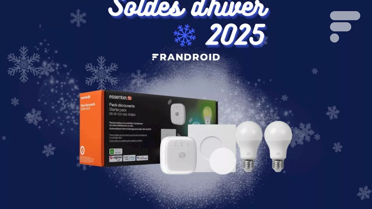 Pack Ampoules Connectées EssentielB Boulanger Soldes d'Hiver