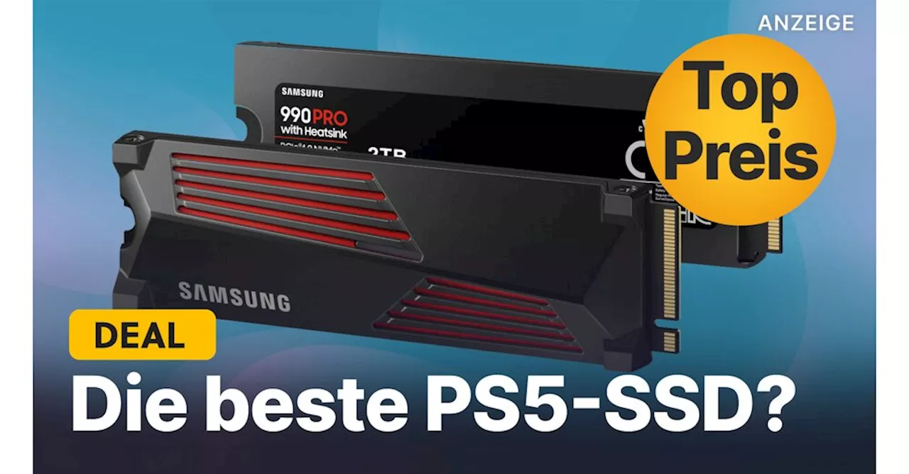 Samsungs beste PS5-SSD im Angebot: 2TB schnellen Speicher jetzt rund 110€ günstiger sichern!