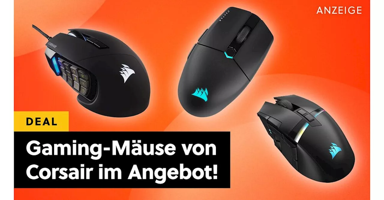 Corsair Gaming-Mäuse im Sale bei Amazon