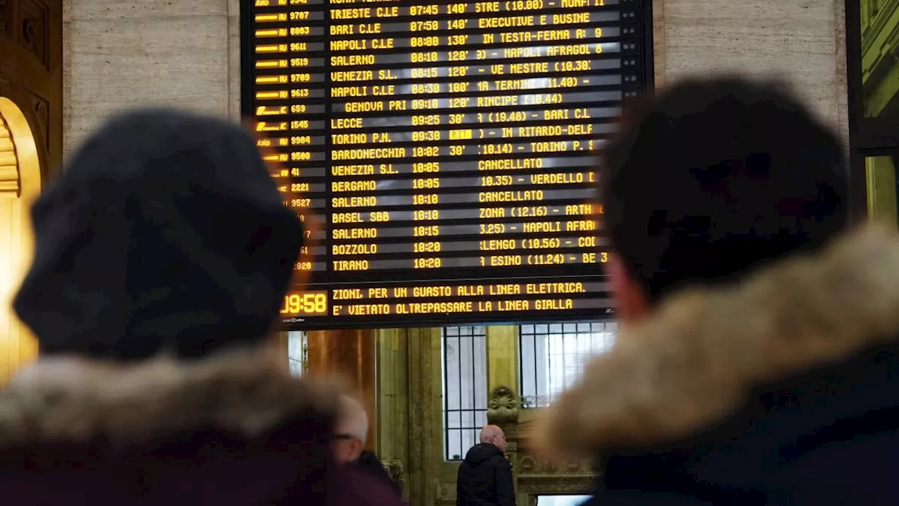 Disagi ferroviari in Italia: guasto linea aerea a Milano causa cancellazioni e ritardi