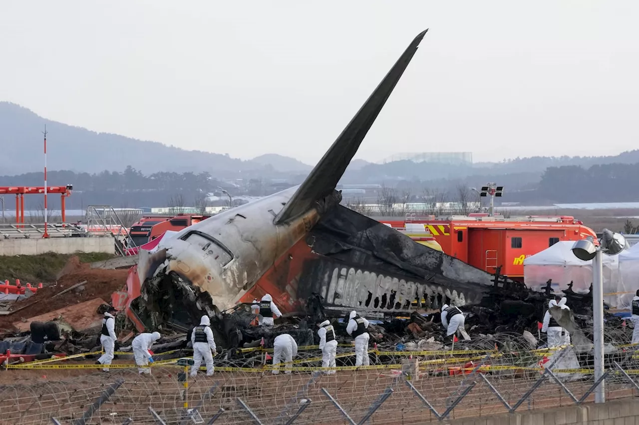 Black boxes from South Korea plane crash failed to record final minutes, officials say