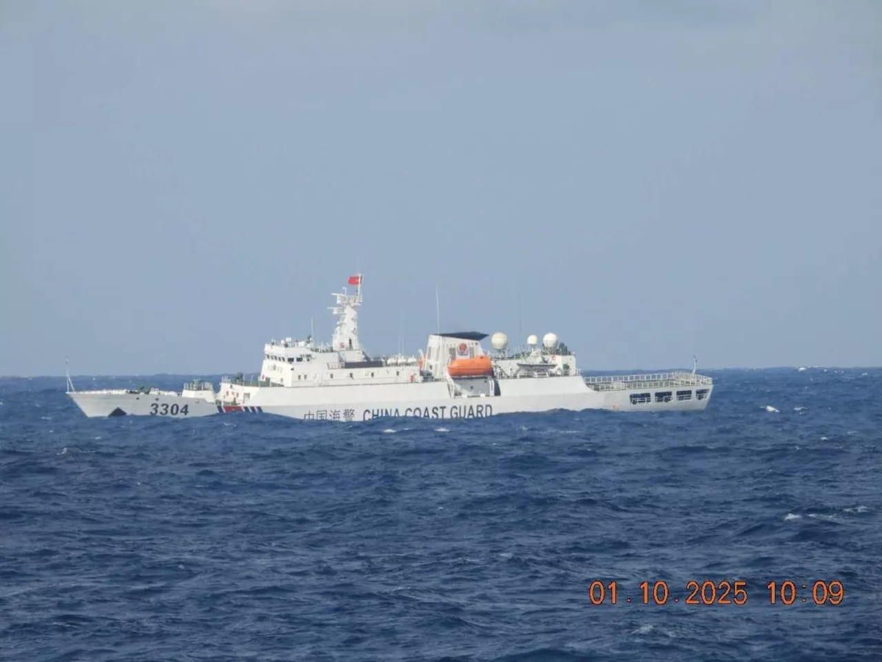 PCG issues radio challenge to China Coast Guard vessel off Zambales coast