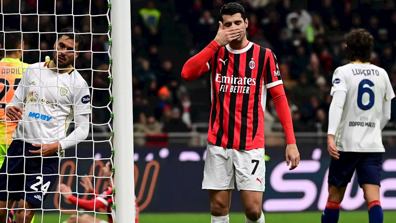 Milan-Cagliari 1-1, pagelle e tabellino: non basta Morata, Maignan rovina la prima di Conçeicao