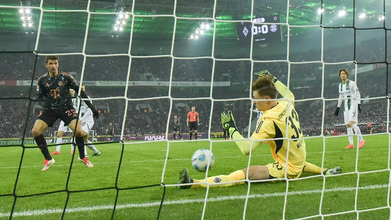 Bayern ringen Gladbach im Schneeregen glanzlos nieder